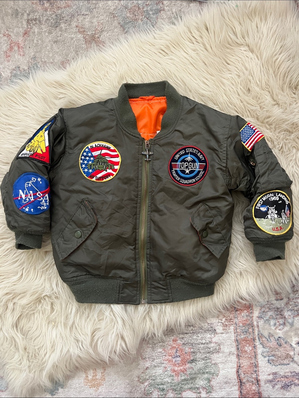 Vintage Kids' Top Gun Bomber Jacket